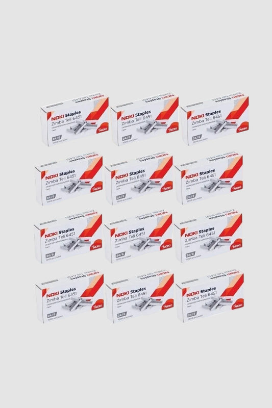 Noki Büyük Zımba Teli 24/6 1000'li x 10 Paket