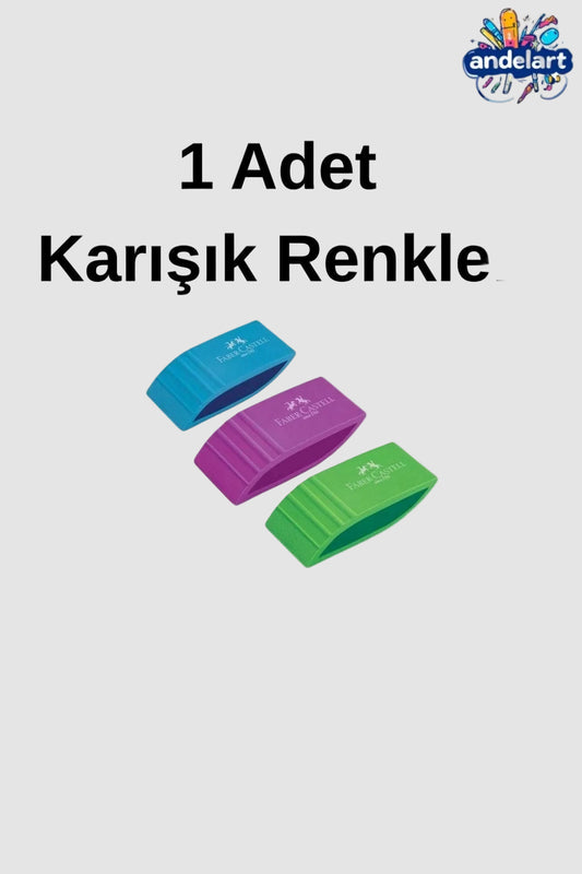 Faber Castell Yaprak Şekilli Silgi Canlı Renkler 1 Adet