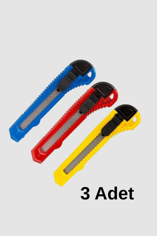 3 Adet Maket Bıçağı Büyük Boy Falçata