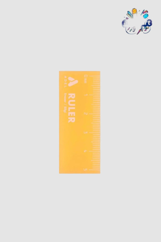 Adel Cetvelli Renkli Kaliteli Silgi Turuncu