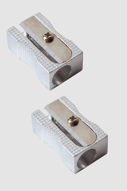 Tek Bıçak Metal Kalemtıraş 2 Adet - Dayanıklı