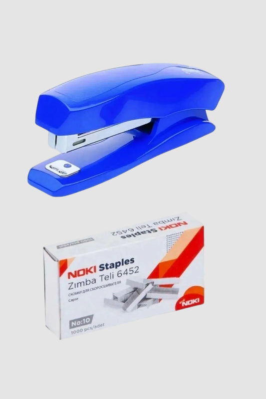 Mavi Zımba Makinesi No 10 ve 1000 Adet Zımba Teli