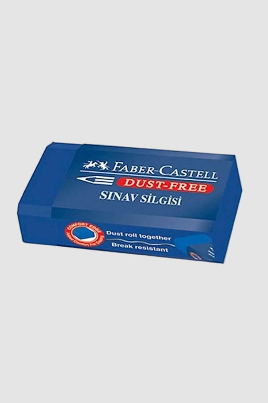 Faber Castell Mavi Sınav Silgisi 1 Adet - İz Bırakmayan Yumuşak Silme