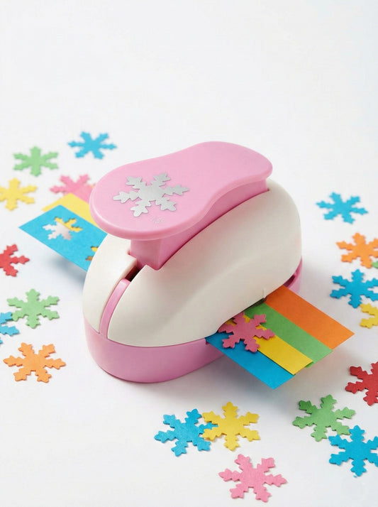 Kar Tanesi Şekilli Büyük Boy Hobi Delgeç - 3.8 cm Şekil Geçer (1.5 inç)