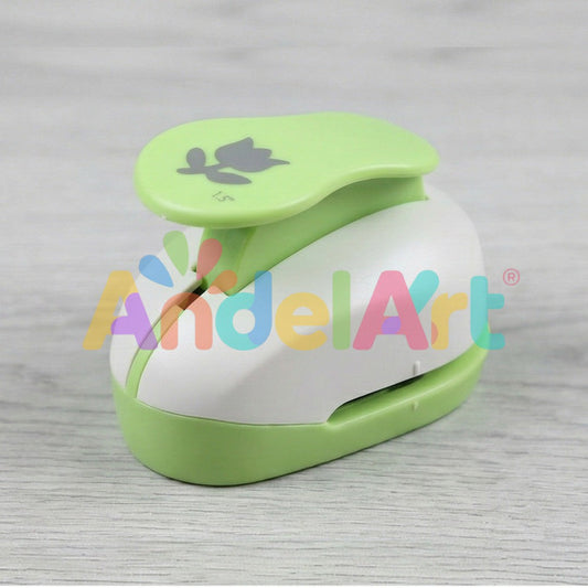 Eva Lale Desenli Büyük Boy Şekilli Delgeç