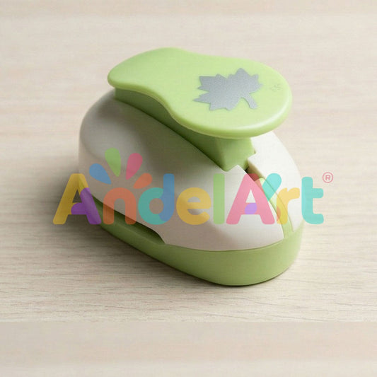 Eva Yaprak Desenli Büyük Boy Şekilli Delgeç